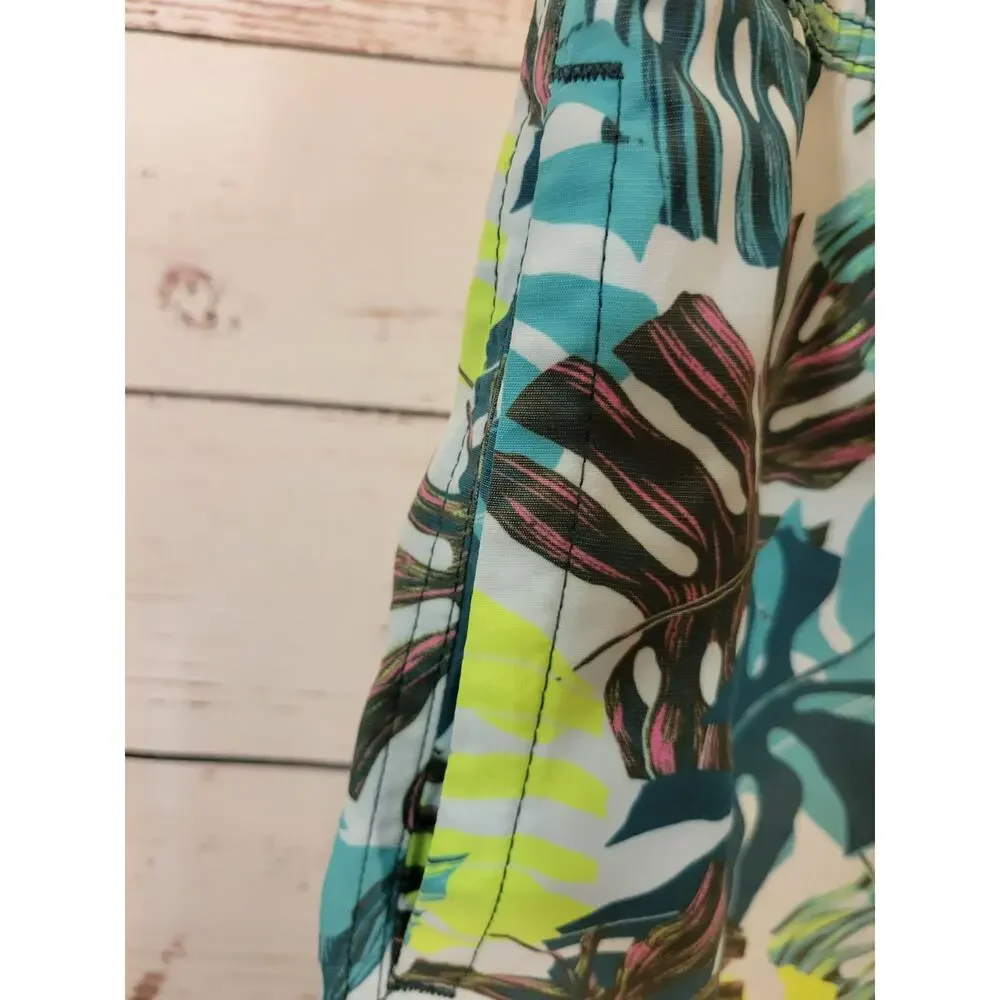 NWT American Eagle Multicolor Tropical Print‎ Board Shorts Men's Size Large
